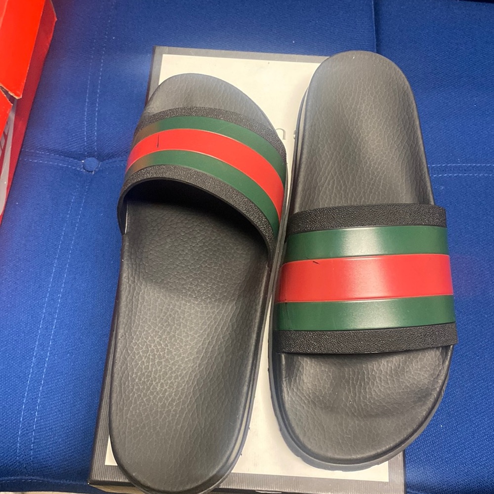 Gucci Web Slide Black